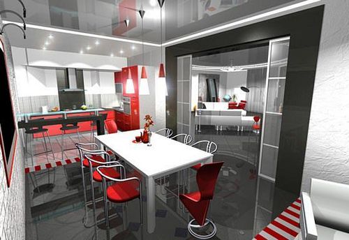 Дизайн кухни столовой: фото планировки, проект мебели, стульев, совмещение столовой зоны в одной комнате, видео