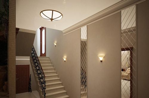 Дизайн лестницы в доме на второй этаж: в коридоре цвет стен, холл и прихожая, фото интерьера и варианты оформления