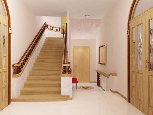 Дизайн лестницы в доме на второй этаж: в коридоре цвет стен, холл и прихожая, фото интерьера и варианты оформления
