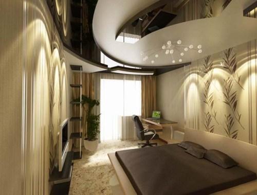 Дизайн потолков спален