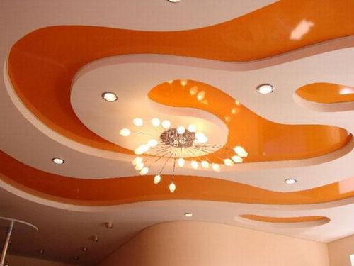Фигурные потолки из гипсокартона - инструкция, фото