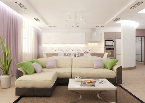 Гостиная 30 кв м: дизайн объединенного помещения