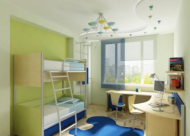 Каким сделать потолок в детской комнате: лучшие способы отделки