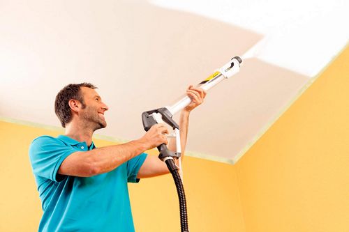 Краскопульт для потолка электрический: выбор краскораспылителя