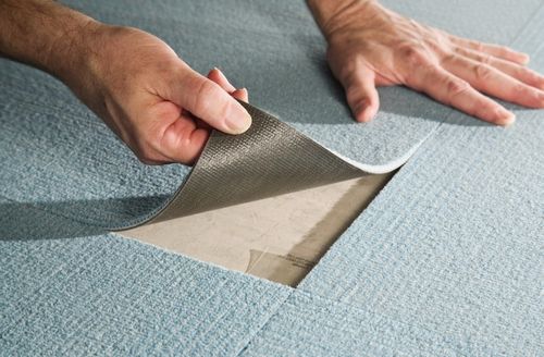 Мягкое и тихое покрытие для полов - ковровая плитка