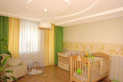 Потолок в детской комнате - какой лучше сделать?