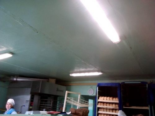 Потолок в пекарне - особенности и материалы для отделки