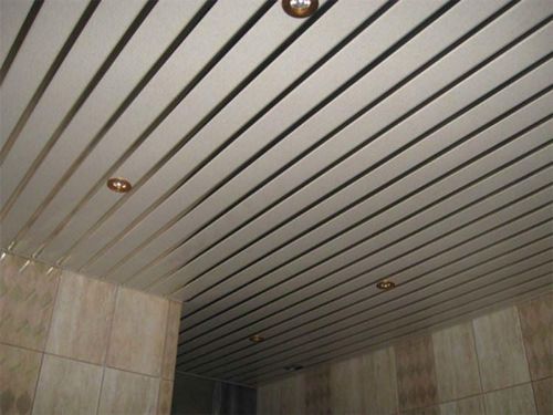 Реечный подвесной потолок: металлический, монтаж и устройство, албес,фото подвесов, рейка, сборка, конструкция