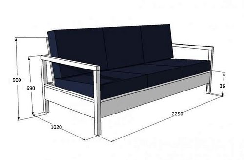 Спинка дивана своими руками: простые варианты для оформления