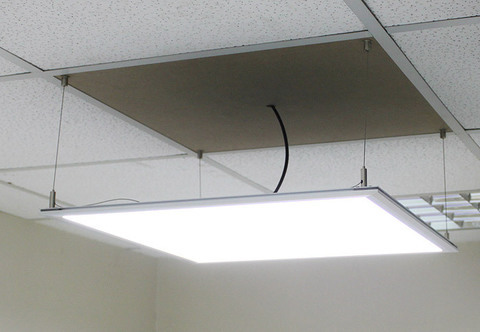 Светодиодные потолочные панели: особенности и установка