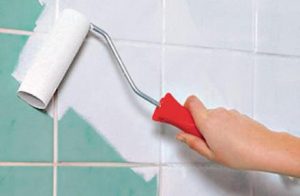 Чем покрасить керамическую плитку в ванной комнате?