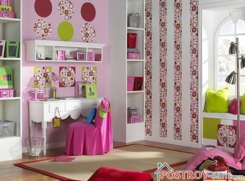 Дизайн детской комнаты для девочки. Фото интерьеров