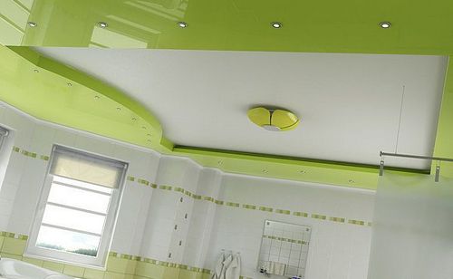 Дизайн двухуровневых потолков при объединении интерьера кухни и гостиной