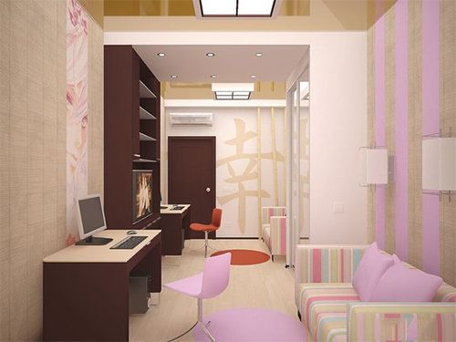 Дизайн комнаты 12 кв м: цвета в оформлении, мебель, обои и фрески