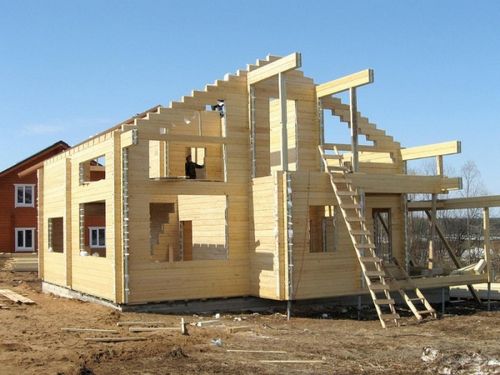 Как построить дом из бруса 8х8