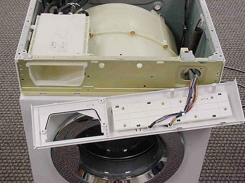 Как разобрать стиральную машину: как снять лицевую панель управления в Занусси, видео и разборка стиралки