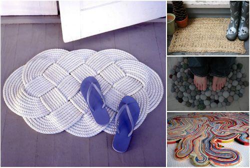 Напольный коврик своими руками: 5 вариантов изготовления ковриков