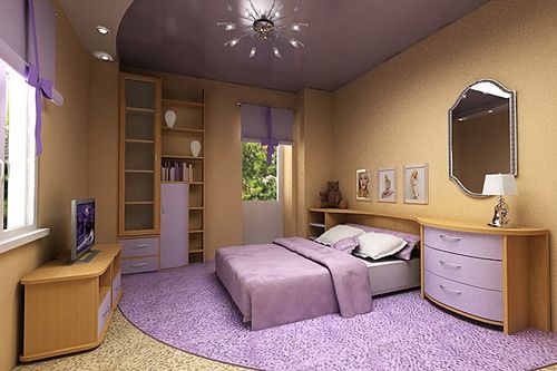Натяжные потолки в спальне: выбор подходящего варианта отделки
