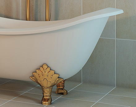Ножки для ванны: для чугунной и стальной своими руками, декоративные накладки, фото красивых львиных лап