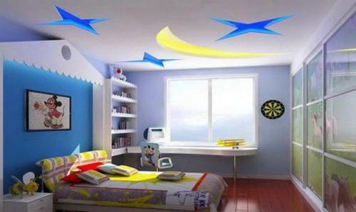 Потолок в детской комнате - какой лучше сделать?
