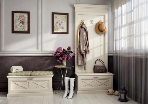 Прихожая в стиле прованс: коридора фото, Трия и интерьер, мебель Оливия дуб, дизайн своими руками маленький