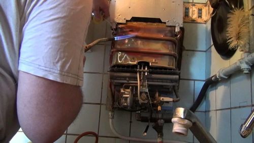 Теплообменник для газовой колонки: пайка радиатора, ремонт и как снять, если прогорел, сколько весит медный