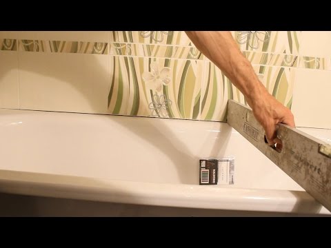 Установка чугунной ванны своими руками: фото, видео инструкция
