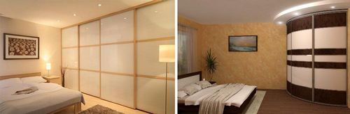 Встроенная мебель для спальни: фото маленькой комнаты, заказ с кроватью, под окно своими руками